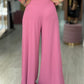 Calças wide leg