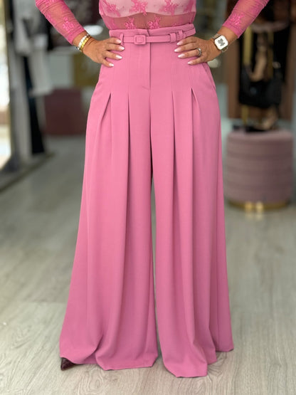 Calças wide leg