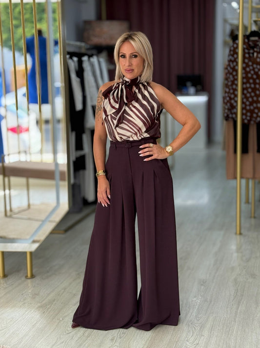 Calças wide leg