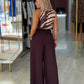Calças wide leg