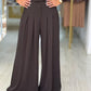 Calças wide leg