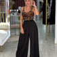 Calças wide leg