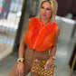 Camisa plissada