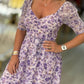 Vestido curto floral