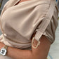 Vestido midi com cinto