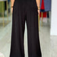 Calça wide leg