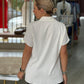Blusa fluída com chapa metálica