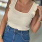 Top em malha com detalhe de folho (+ cores)