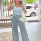 Top em malha canelada com alça (+ cores)
