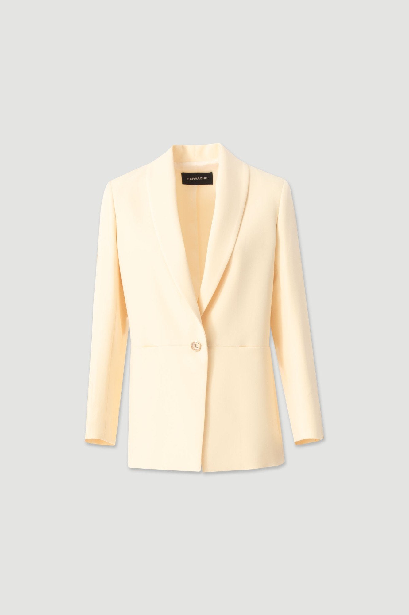 Blazer oversize com botões personalizados