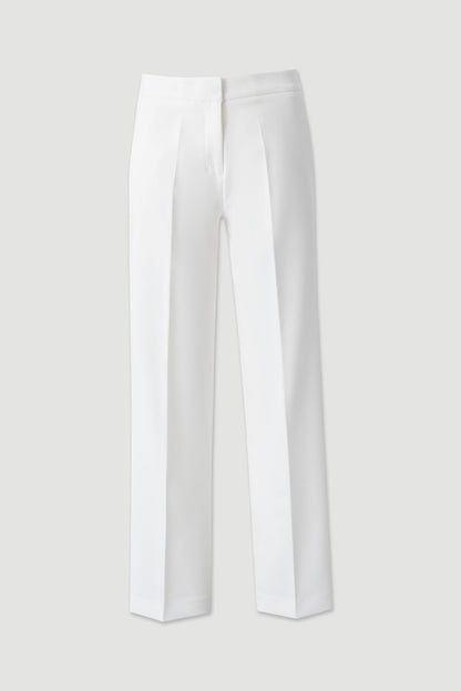 Calça wide leg com cinto elástico personalizado