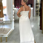 Vestido de malha texturada