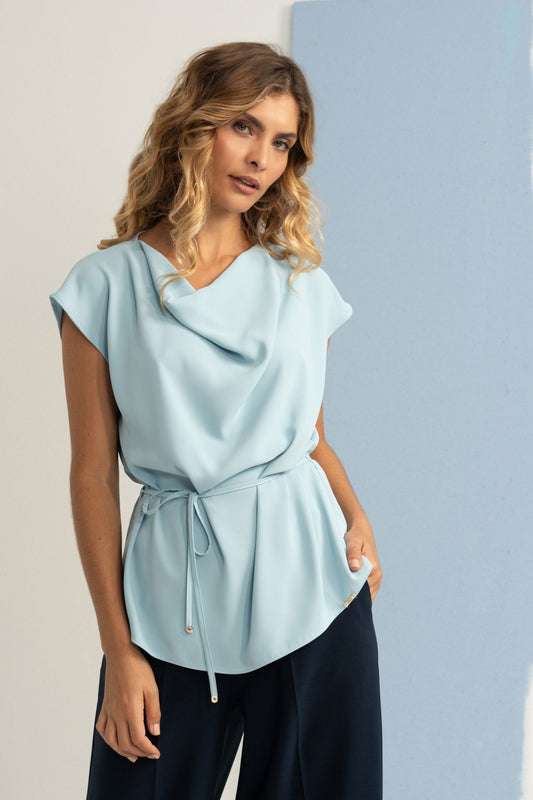 Top com cinto fino ajustável (+ cores)