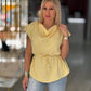Top com cinto fino ajustável (+ cores)