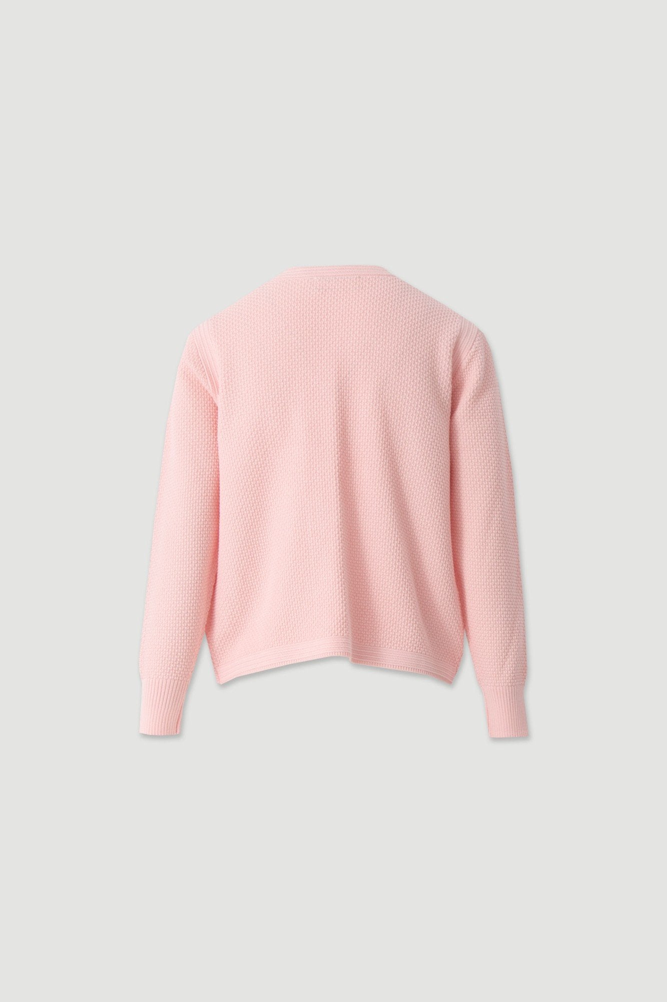 Casaco de malha curto aberto em algodão (+ cores)