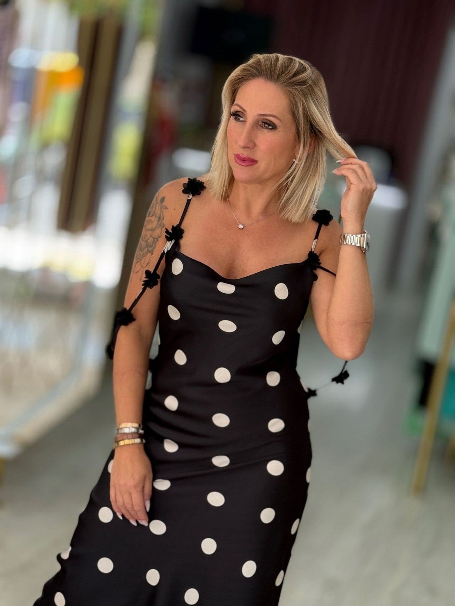 Vestido bolinhas