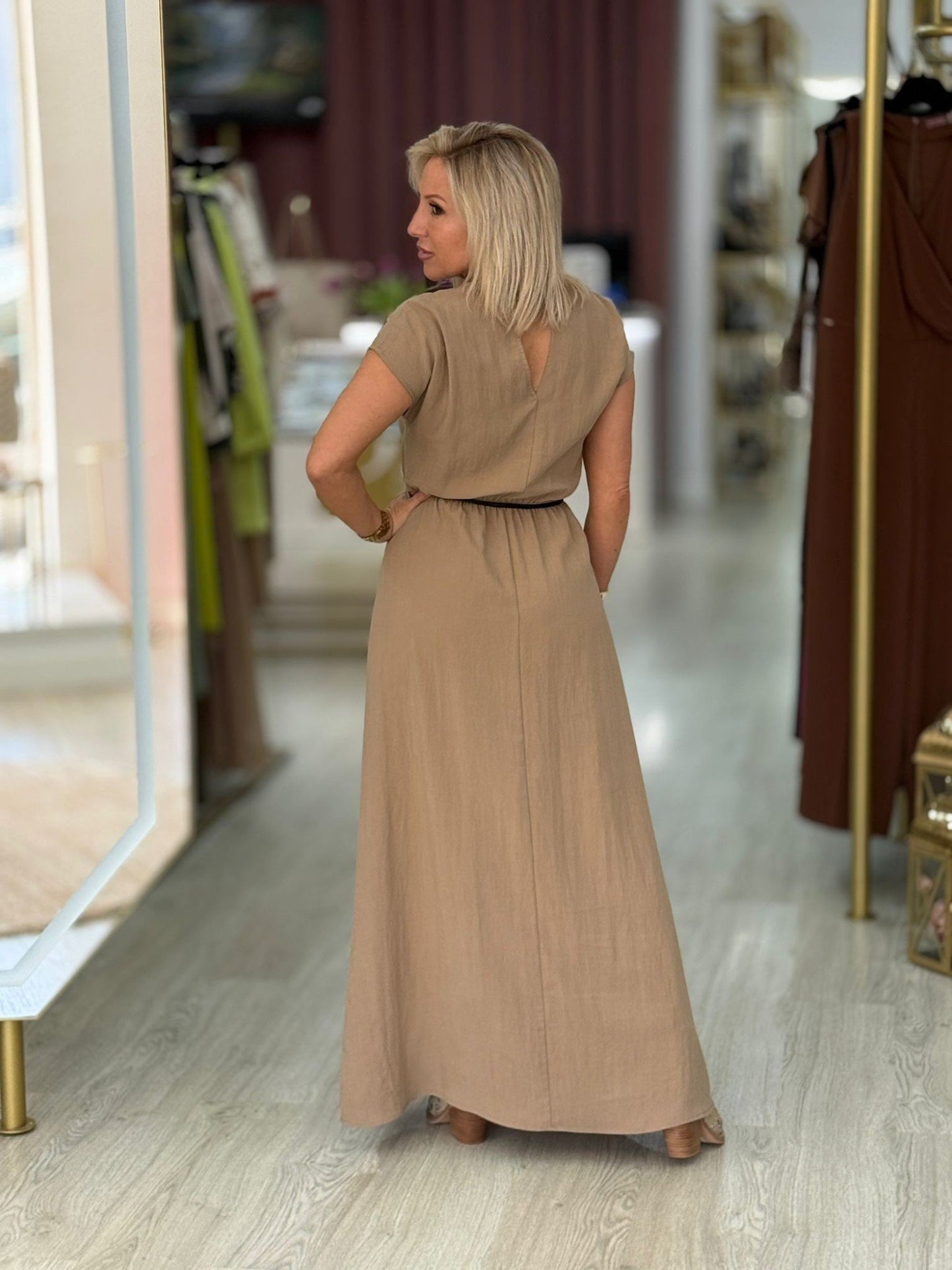 Vestido linho ( + cores)