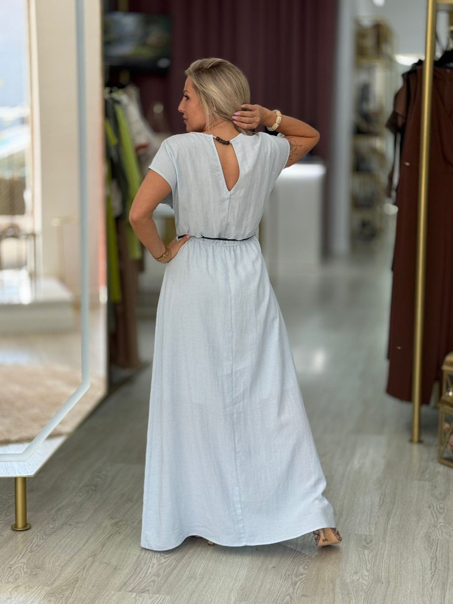 Vestido linho ( + cores)