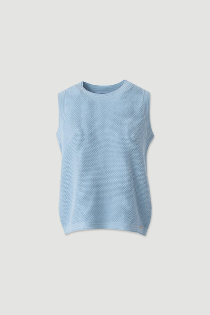 Top de malha perfurada 100% algodão (+ cores)