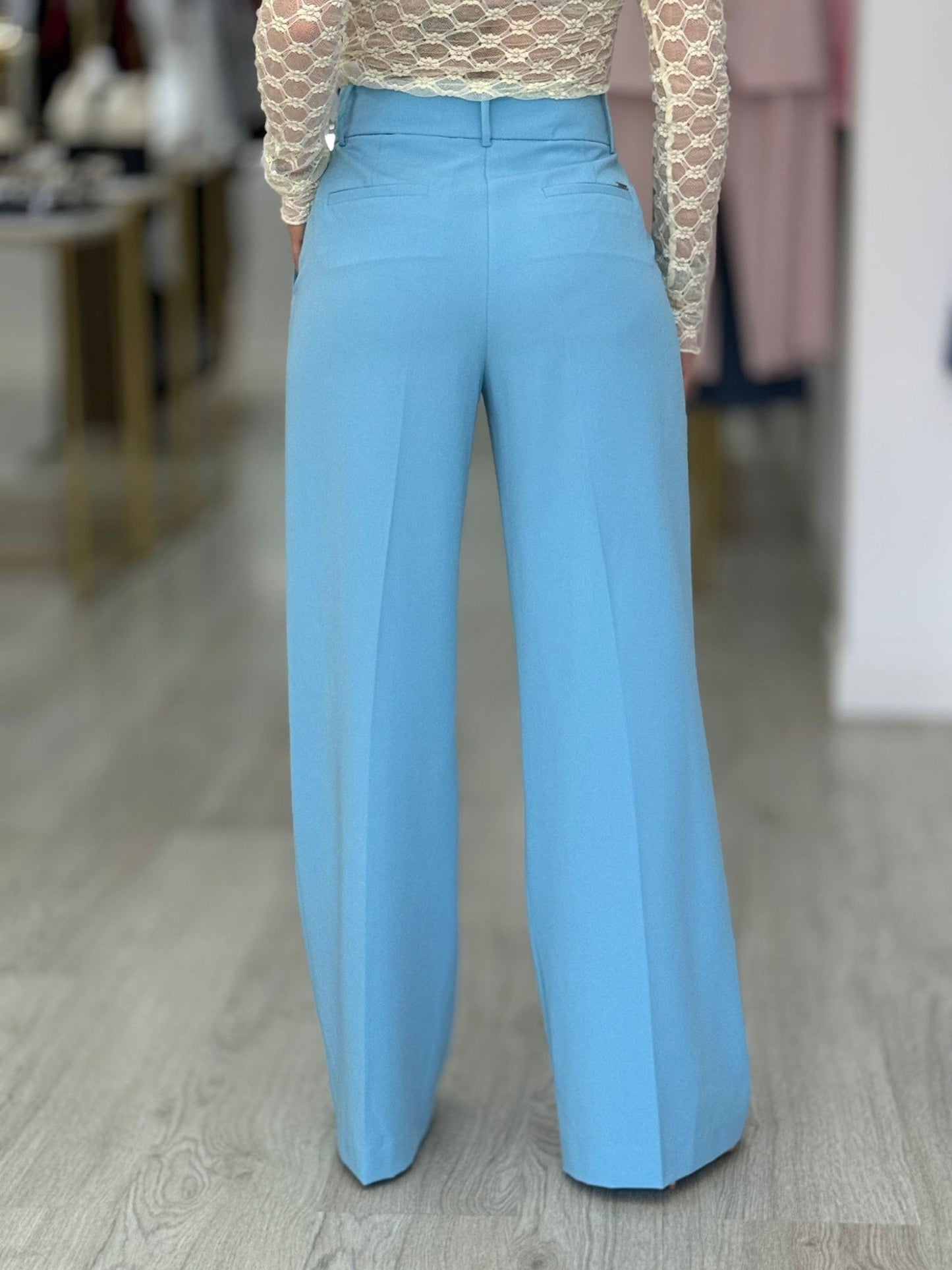 Calça de alfaiataria wide leg