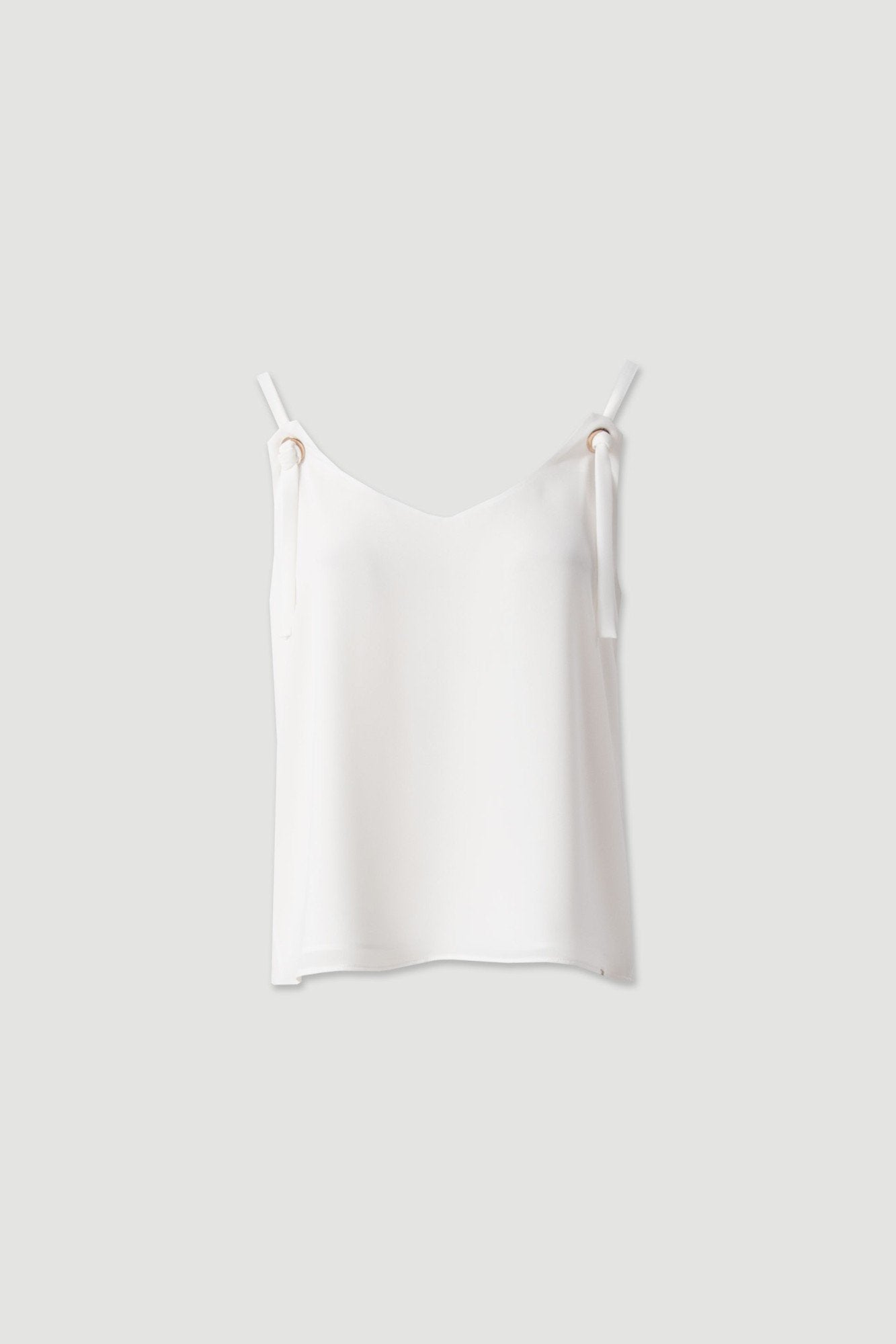 Top fluido de alças com detalhe ajustável (+ cores)