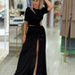 Vestido com recortes