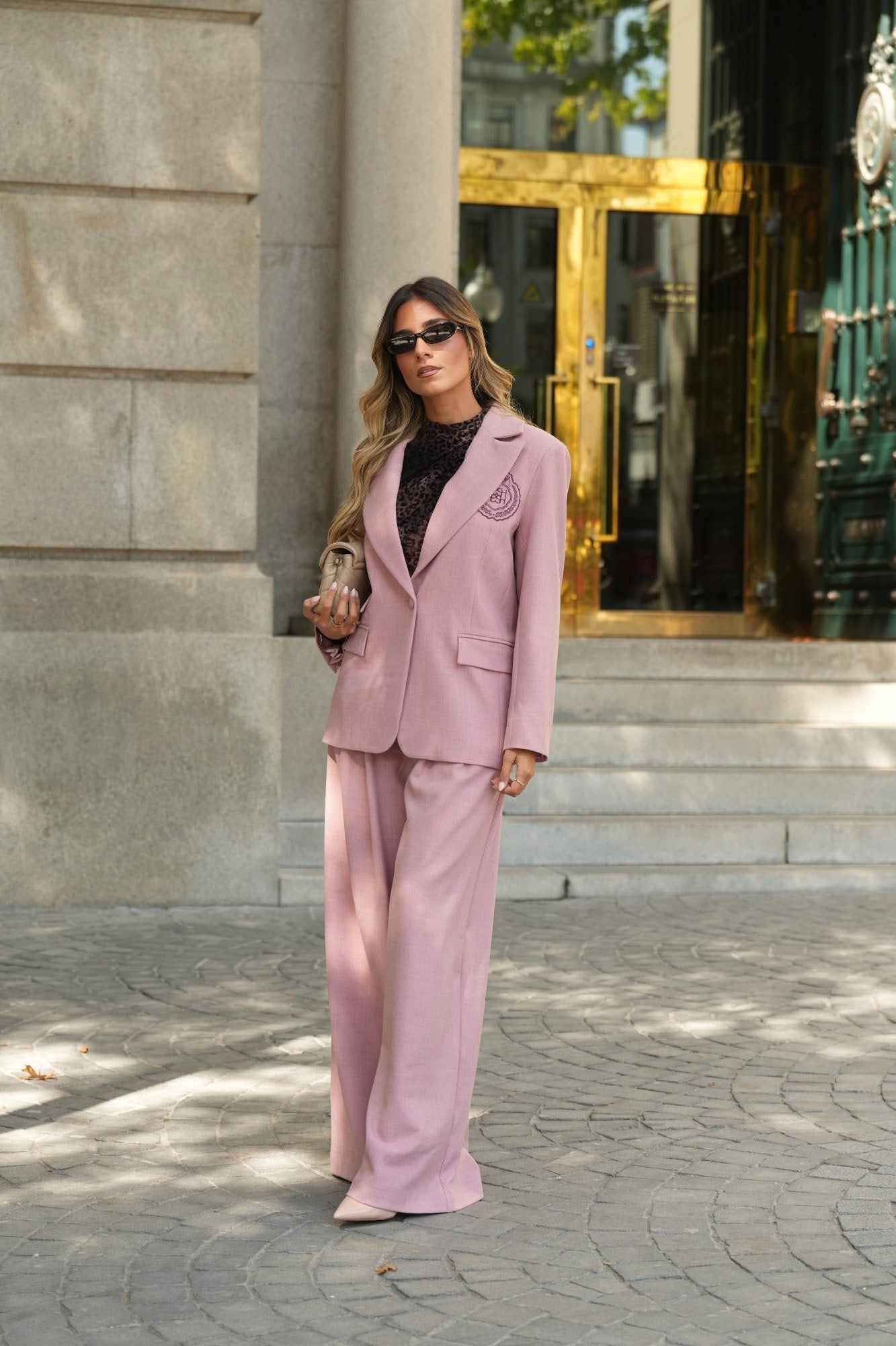 Blazer em Alfaiataria com emblema SH