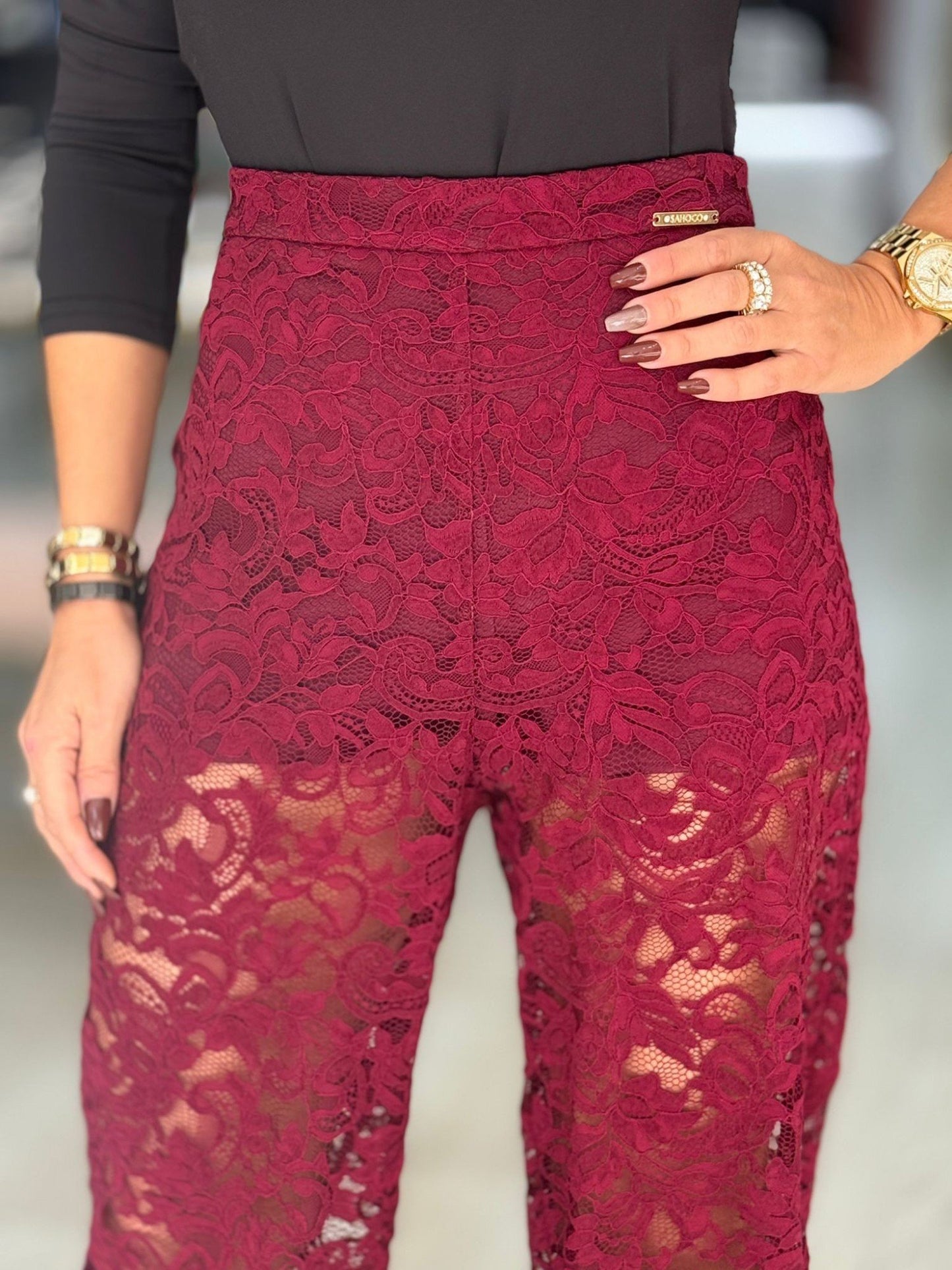 Calças em Renda com Forro (+ cores)