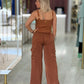 Calça Cargo Wide Leg