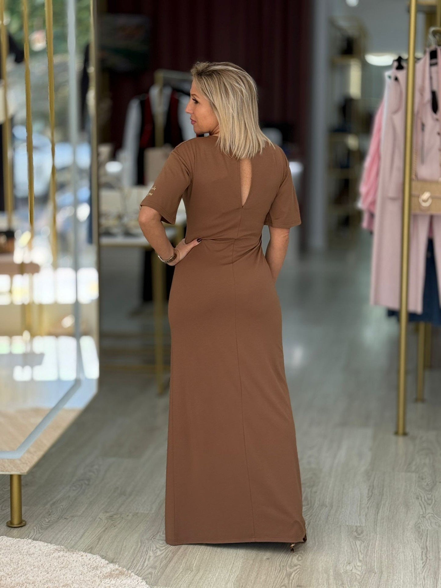 Vestido Comprido com Colar (+ cores)
