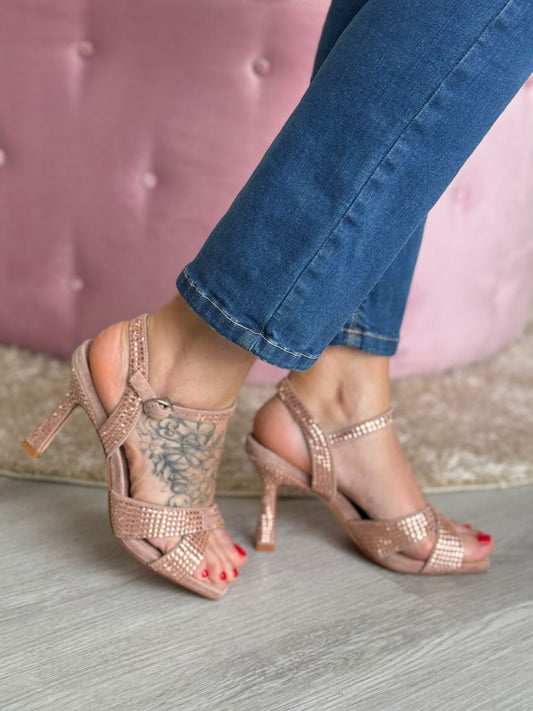 SANDÁLIAS DE STRASS