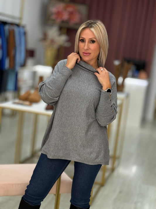 Camisola de gola alta (+ cores)