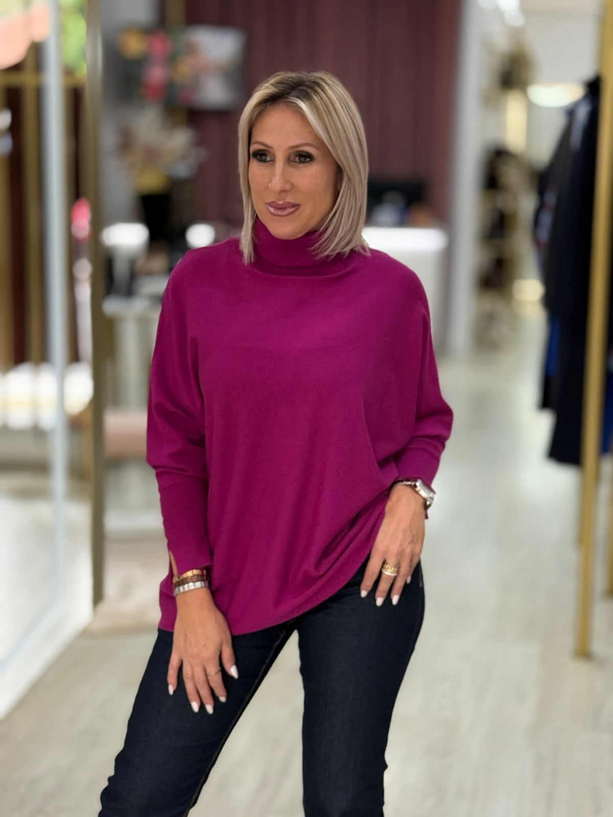 Camisola de gola alta (+ cores)