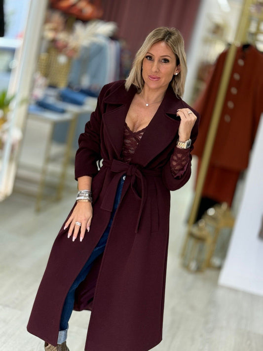 Casaco de fazenda com cinto