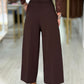 Calça culotte clássica com cinto (+ cores)