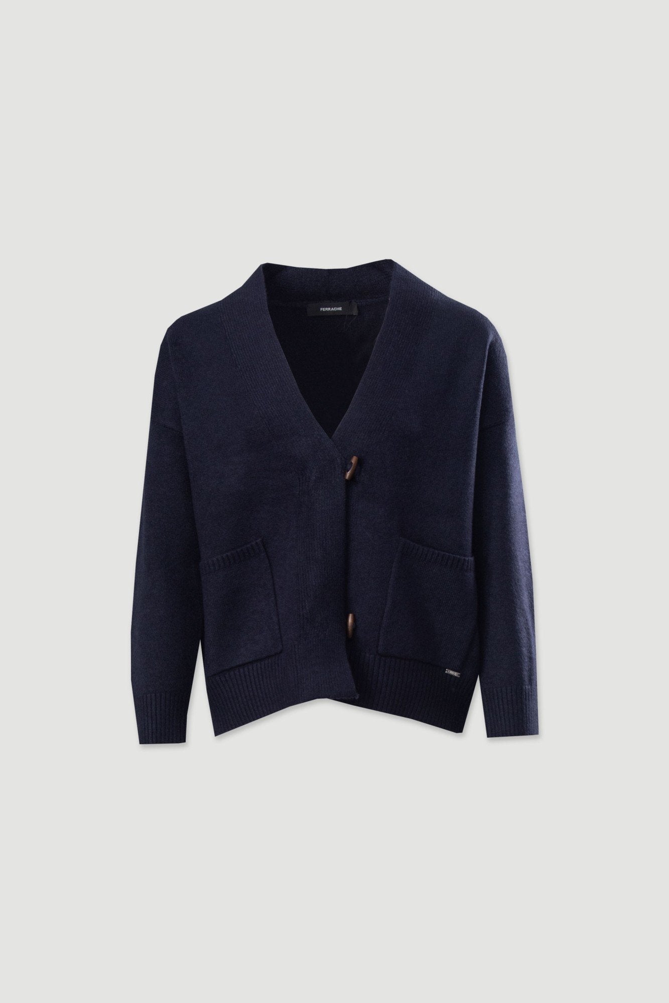 Casaco de malha com bolsos frontais (+ cores)