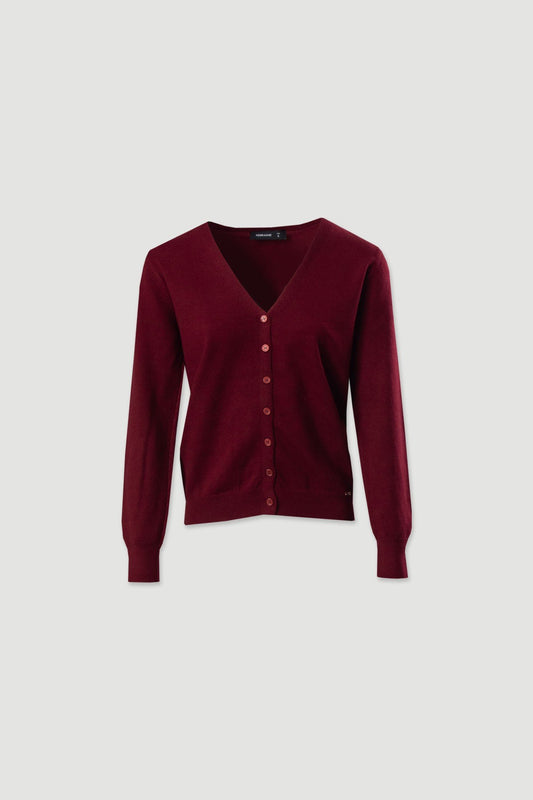 Casaco de malha de corte clássico com mistura em caxemira (+ cores)