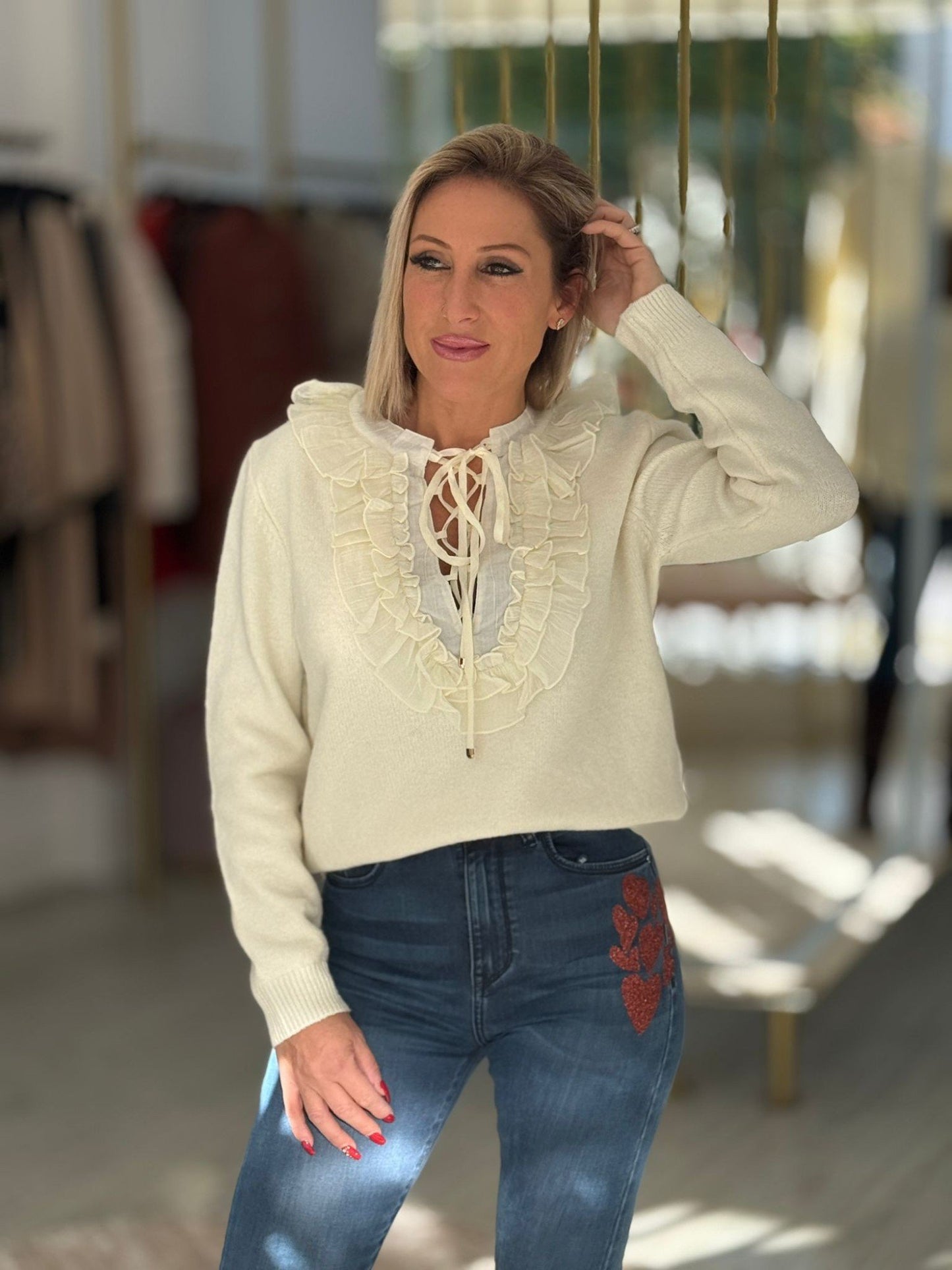 Camisola com folhos (+ cores)