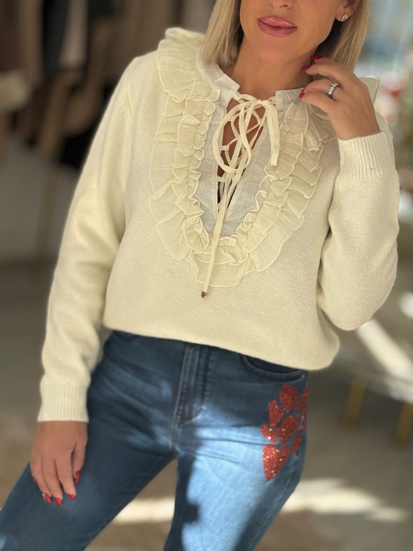 Camisola com folhos (+ cores)