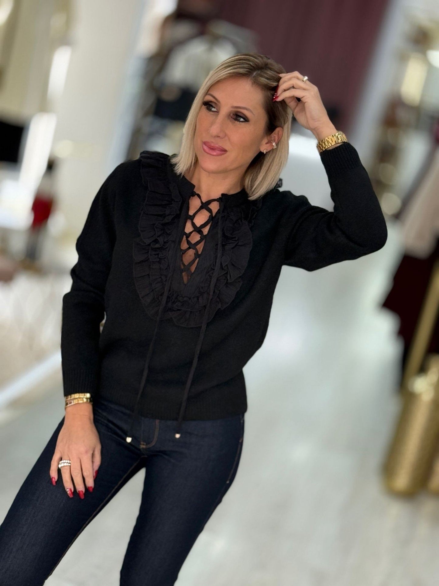 Camisola com folhos (+ cores)