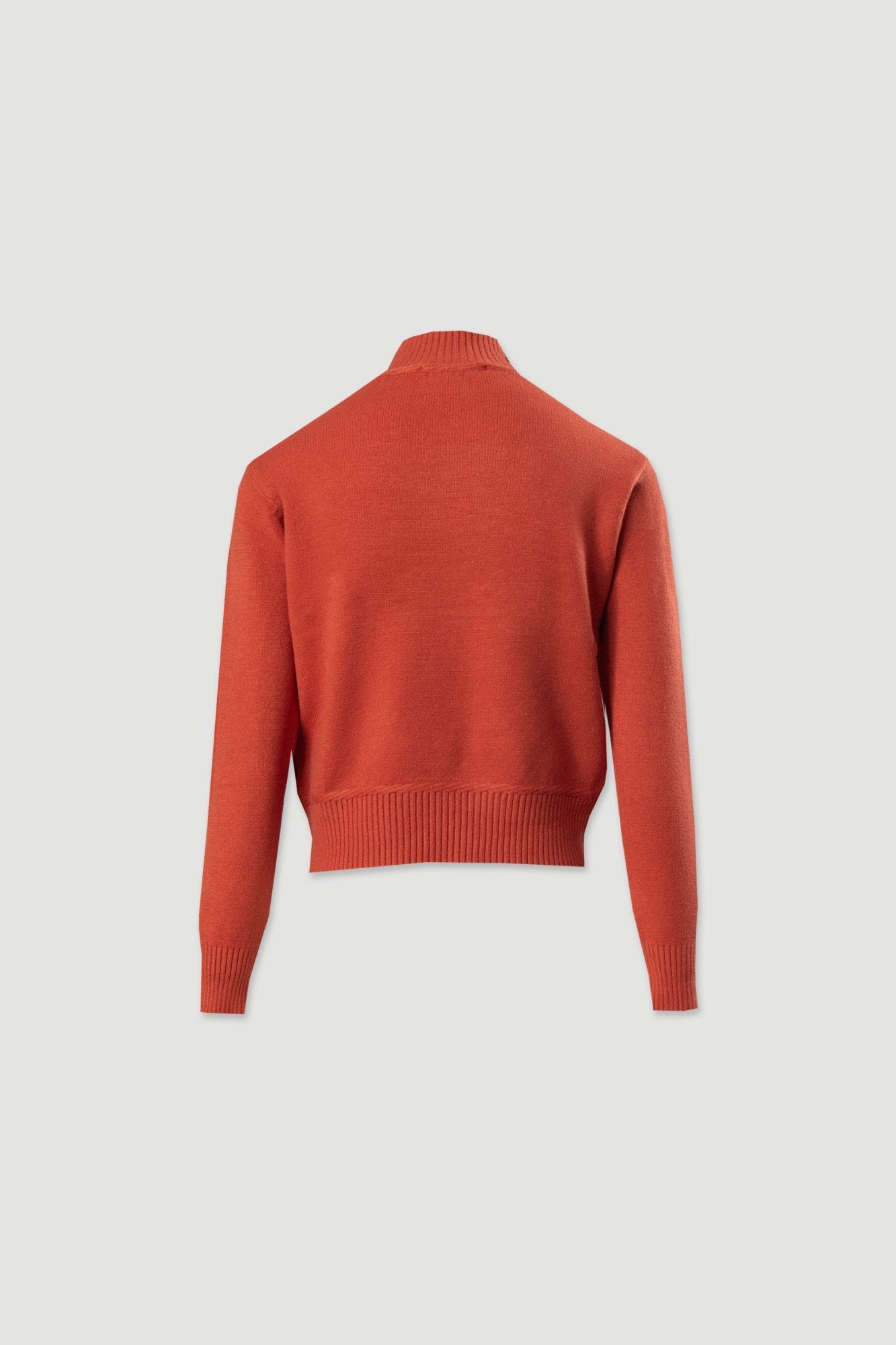 Camisola de malha com gola alta canelada (+ cores)