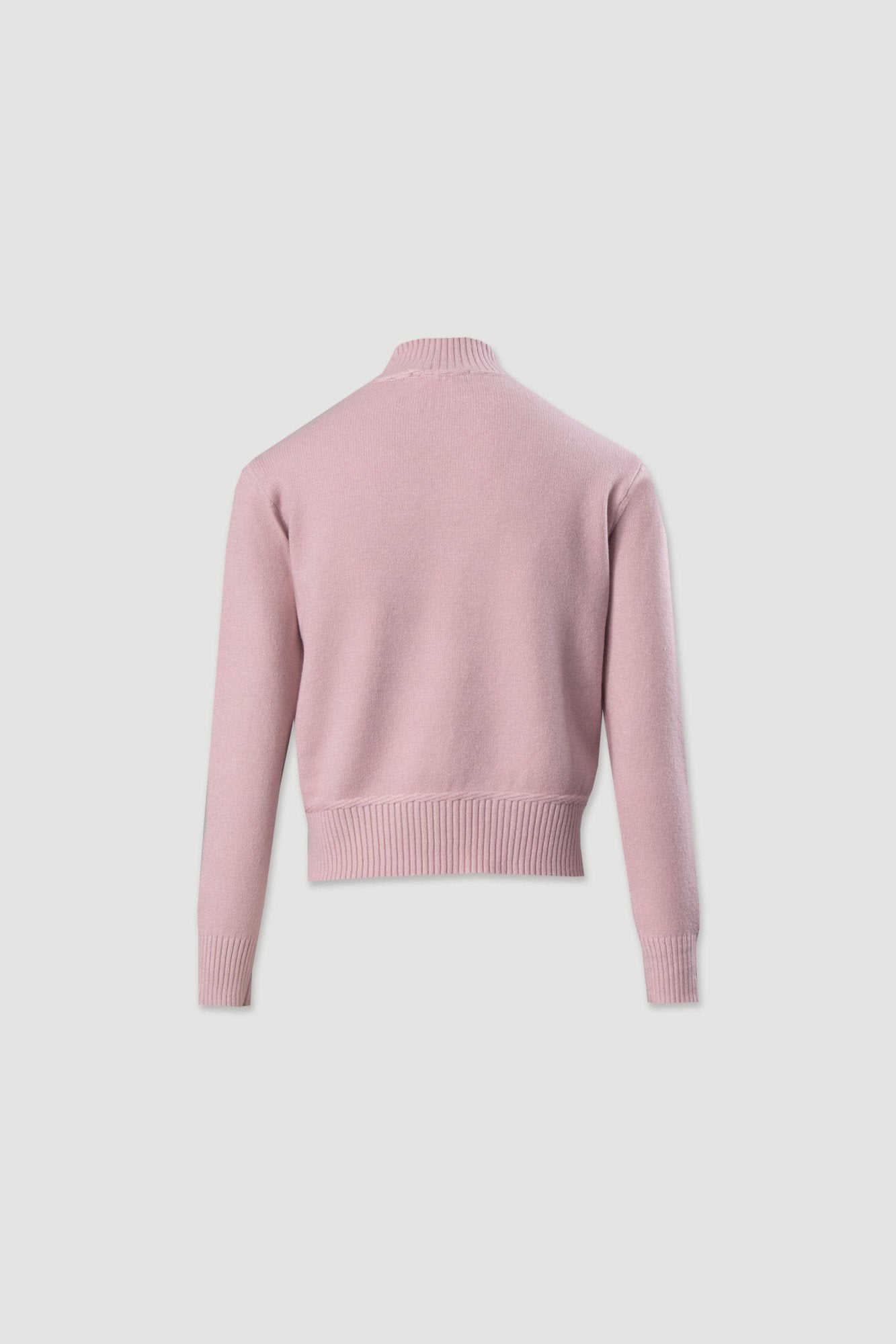 Camisola de malha com gola alta canelada (+ cores)