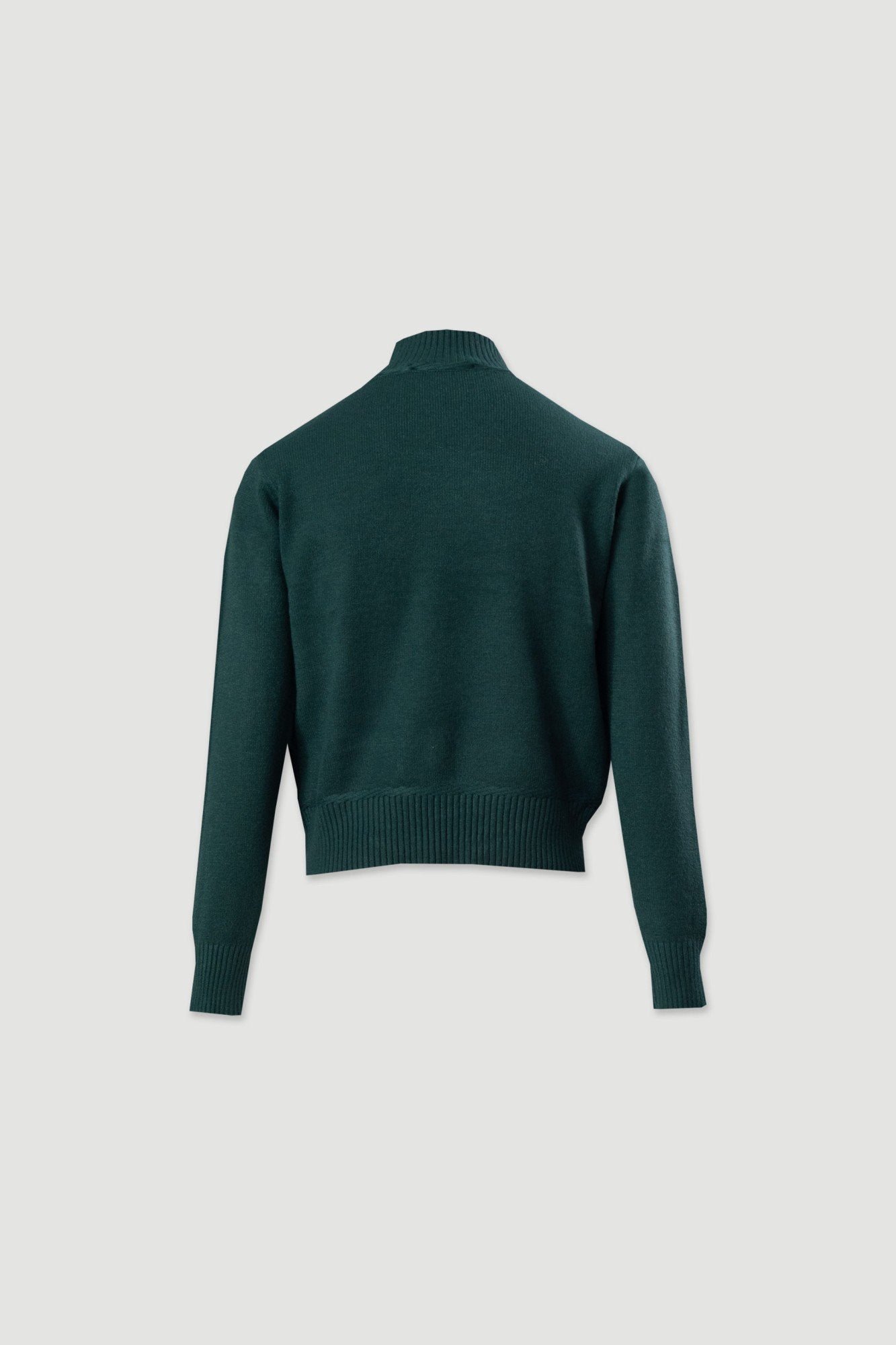 Camisola de malha com gola alta canelada (+ cores)