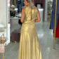 Vestido maxi halter