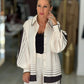 Blusa acetinada