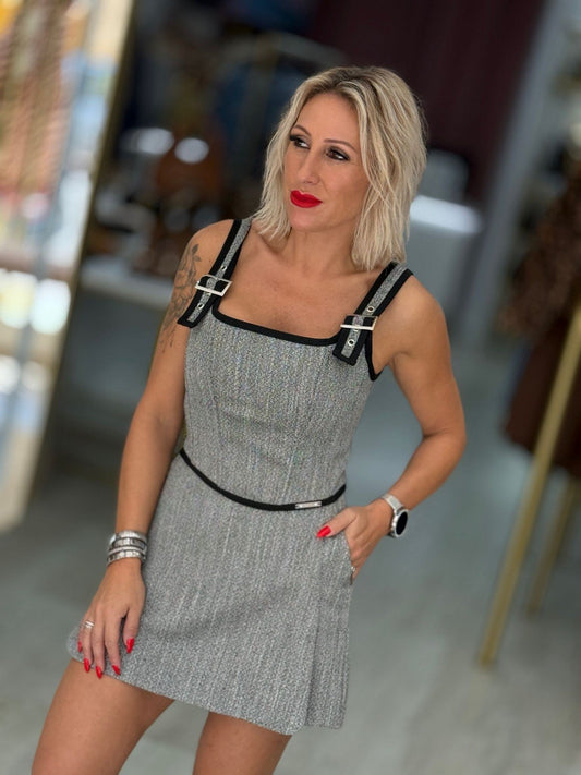 Top com Alças em Fivela