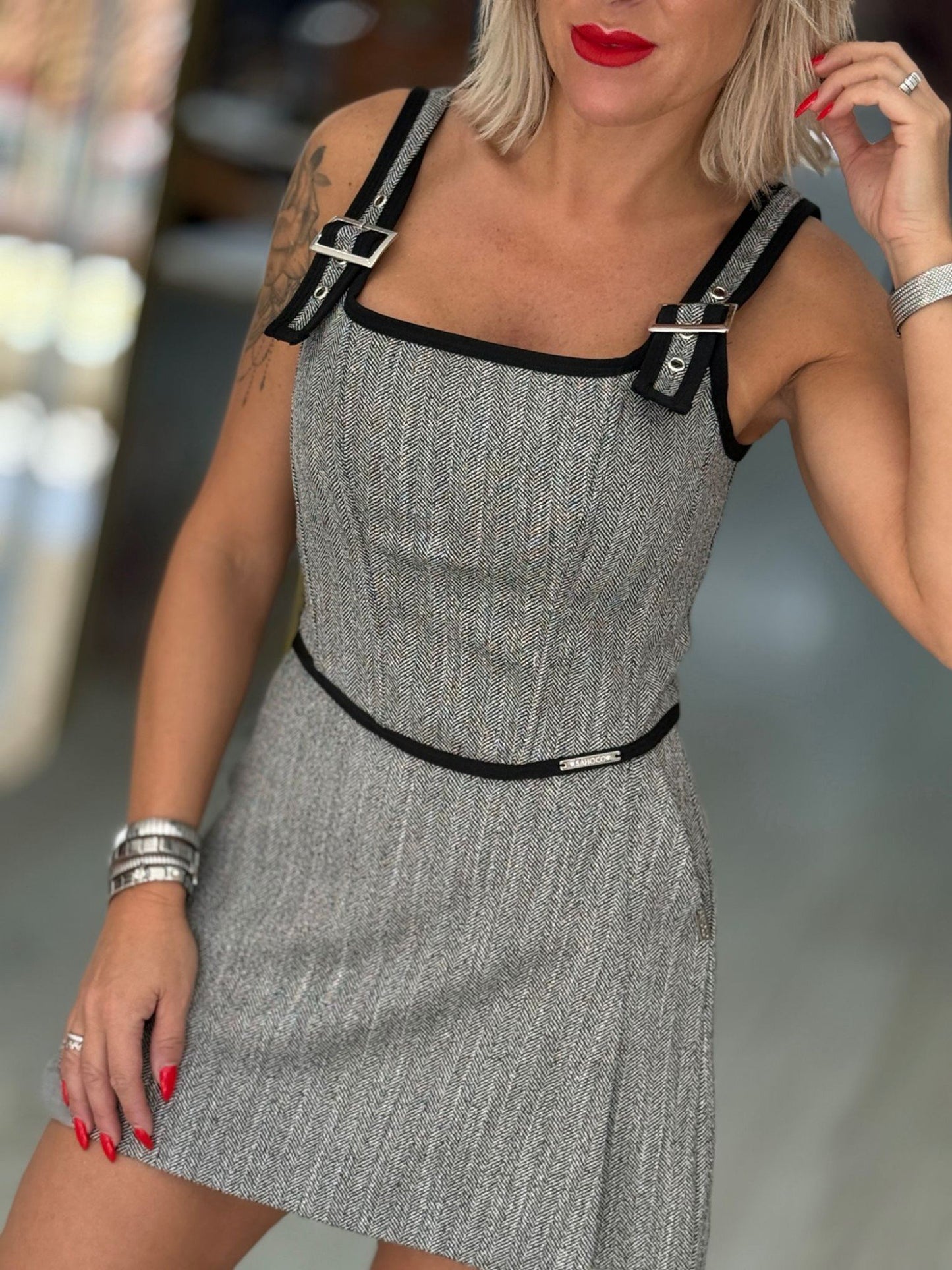 Top com Alças em Fivela