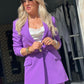 Blazer comprido reto