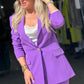 Blazer comprido reto